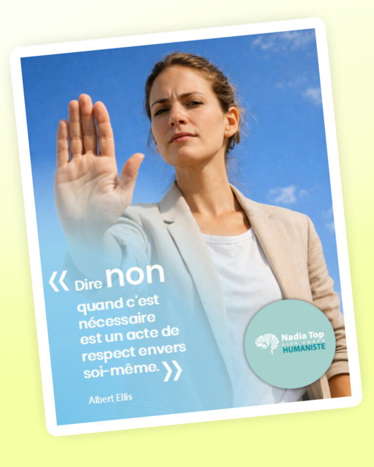 NADIA TOP | Dire non quand c'est nécessaire : un acte de respect de soi