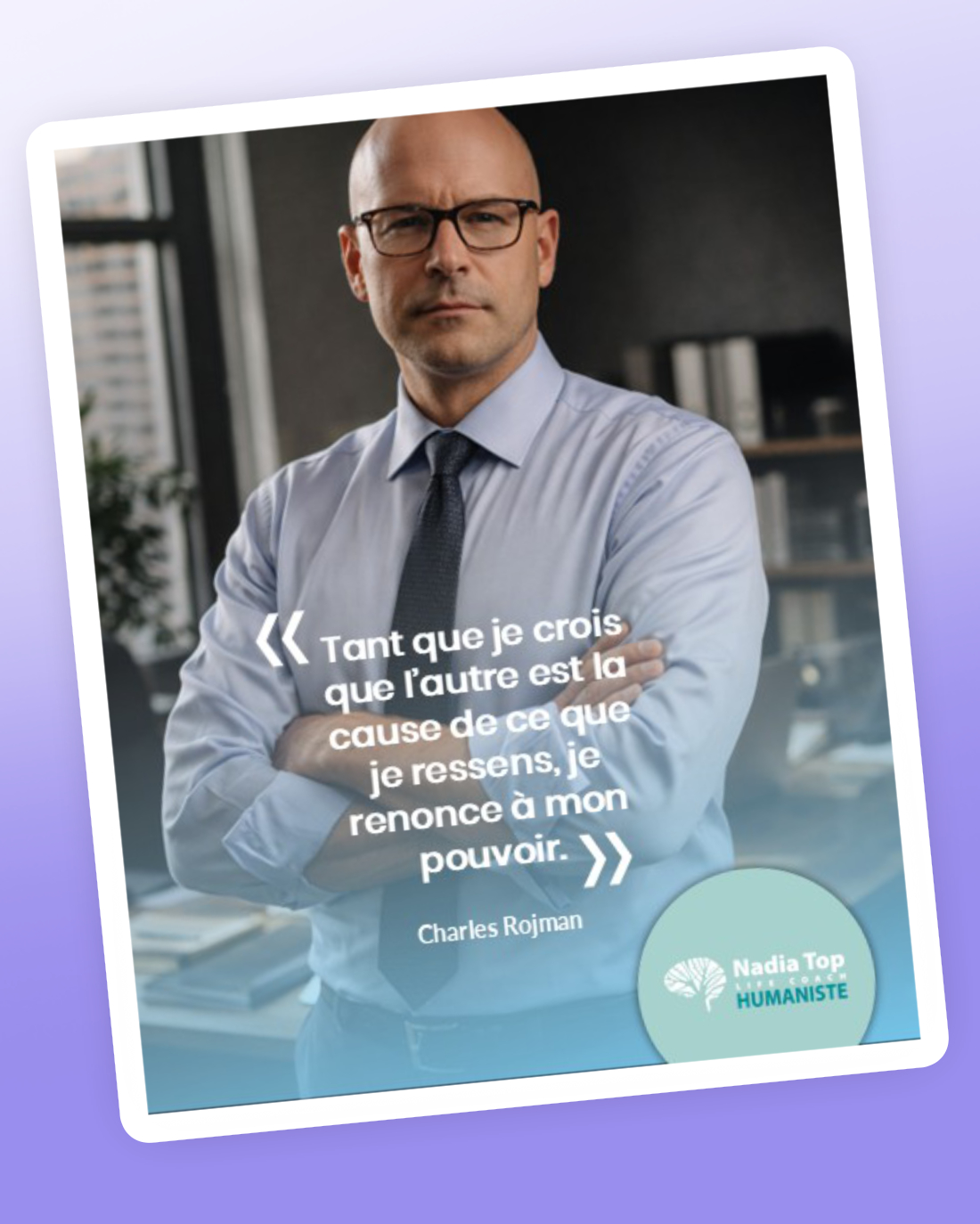 Lire la suite à propos de l’article Je renonce à mon pouvoir : cesser de blâmer les autres